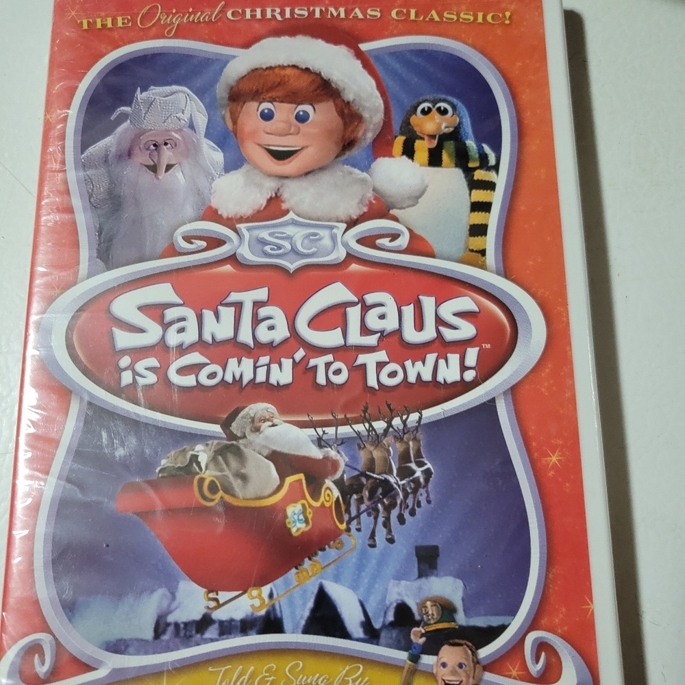 Santa Clause is Coming to town DVD  new